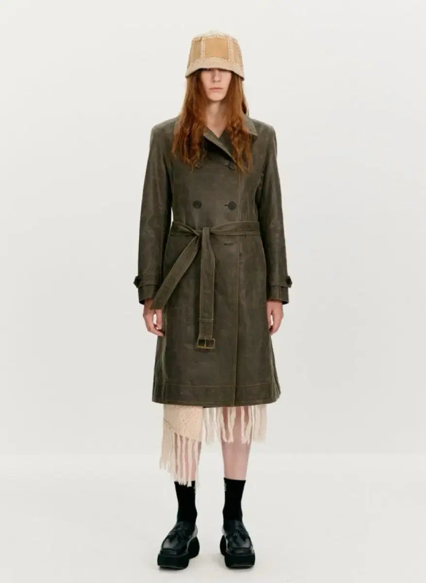Theopen Product Vintage Leather Coat