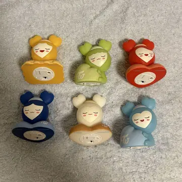 TWICE LOVELYS 오야스미 라이트 마스코트 6종 세트