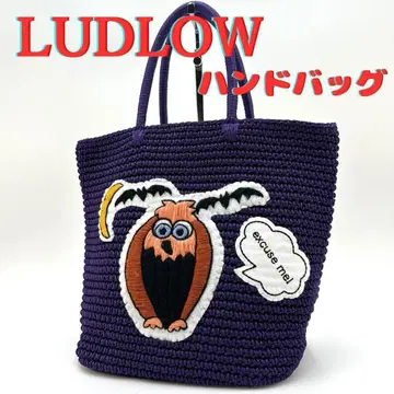 LUDLOW 래들로 토트백 핸드백 코드 백 패치 자수