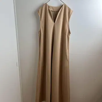 Hush Puppies 슬리브리스 원피스 롱 원피스 베이지 M