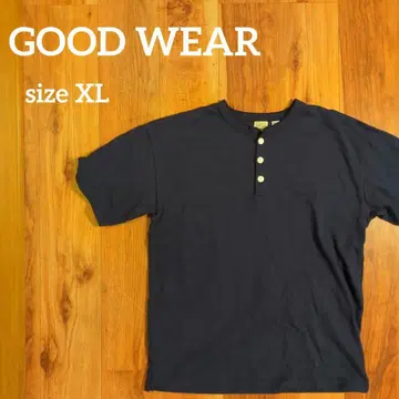 Goodwear 헨리넥 티셔츠 XL 네이비