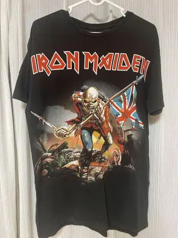 IRON MAIDEN 그래픽 티셔츠 블랙