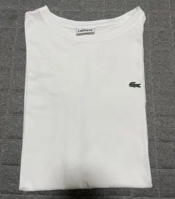 LACOSTE 화이트 티셔츠 라코스테 반팔