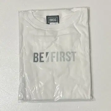 BE:FIRST 컬러 로고 롱 슬리브 티셔츠 S 사이즈 흰색 화이트