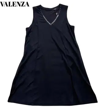 미사용 택 포함 VALENZA 원피스 스와로브스키 size44