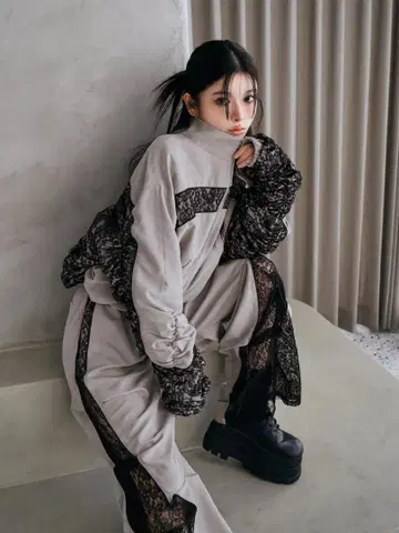 레이스 도킹 볼륨 개더 셋업 darich 다리치 FS