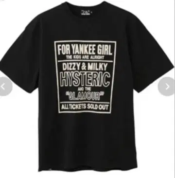 히스테릭 글래머 YANKEE GIRL TEE