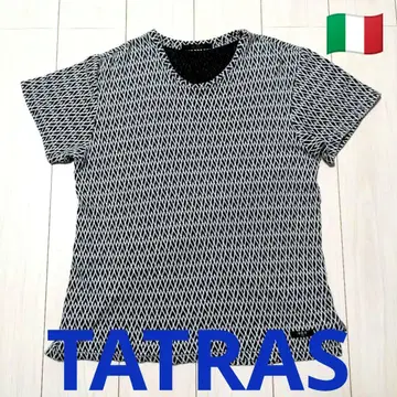 최종 가격 인하 [새상품급] TATRAS 니트 반팔 티셔츠 로고