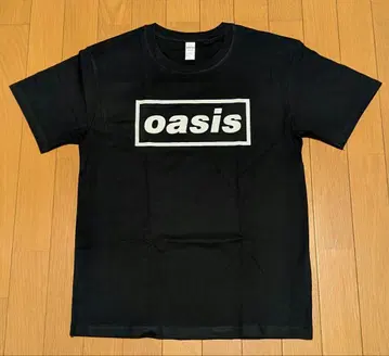 새상품 OASIS 로고 티셔츠 M 사이즈 블랙 검정 오아시스