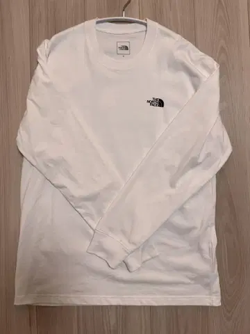 THE NORTH FACE 롱 슬리브 티셔츠 XL 사이즈 화이트