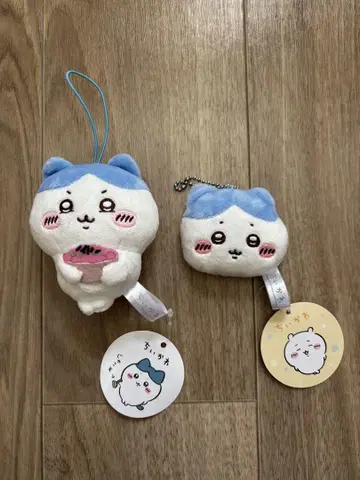하치와레 봉제 인형 키링 마스코트 거울