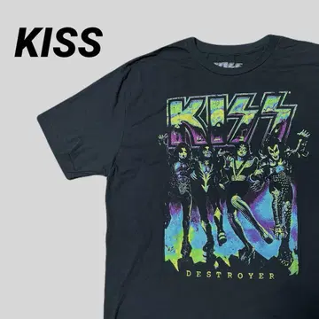 KISS 키스 밴드 T 락 T 그런지 서브컬쳐 락 빈티지