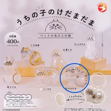 우리 아이의 털뭉치, 사바토라, 가챠가챠, 반려동물의 털을 담는 용기