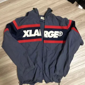 XLARGE 풀 집업 나일론 자켓