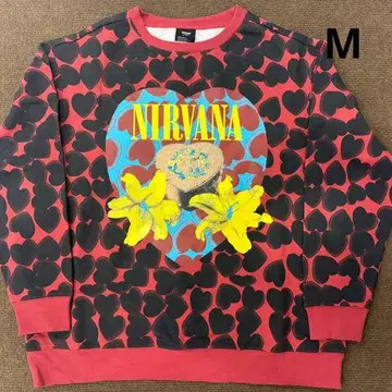 공식 닐바나 nirvana Heart Shaped BOX 맨투맨