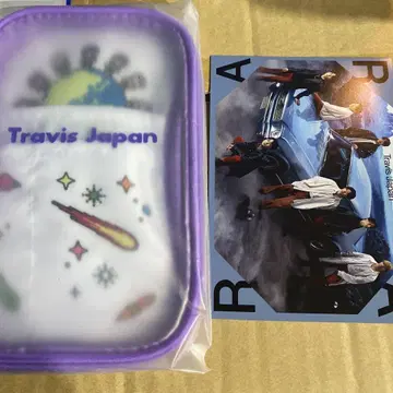 미개봉 새상품! Travis Japan FC 한정판 파우치 엽서 포함