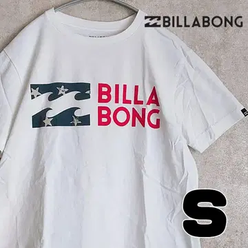 BILLABONG 빌라봉 그래픽 반팔 티셔츠 화이트 S