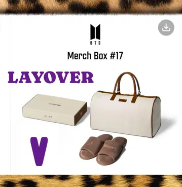 BTS 공식 MERCHBOX #17 V LAYOVER ver.