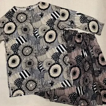 marimekko 시르트라푸탈하 티셔츠 스커트 셋업