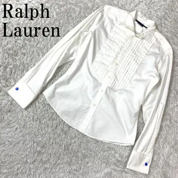Ralph Lauren 더블 커프스 셔츠 화이트 4 B597