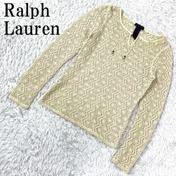 Ralph Lauren 메쉬 니트 베이지 S B598