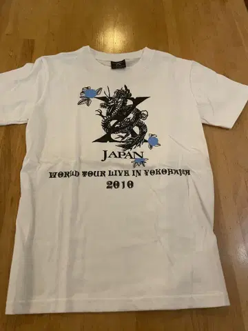 미사용에 가까운 X JAPAN WORLDTOUR 2010 티셔츠