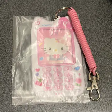 피처폰형 패스 케이스 키티 산리오