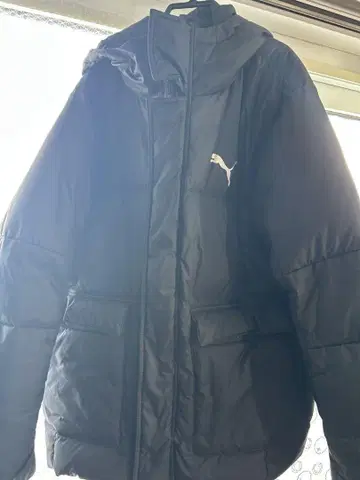 Puma 다운 자켓 후드 부착 L 사이즈
