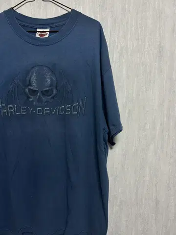 HARLEY-DAVIDSON 다크 블루 티셔츠