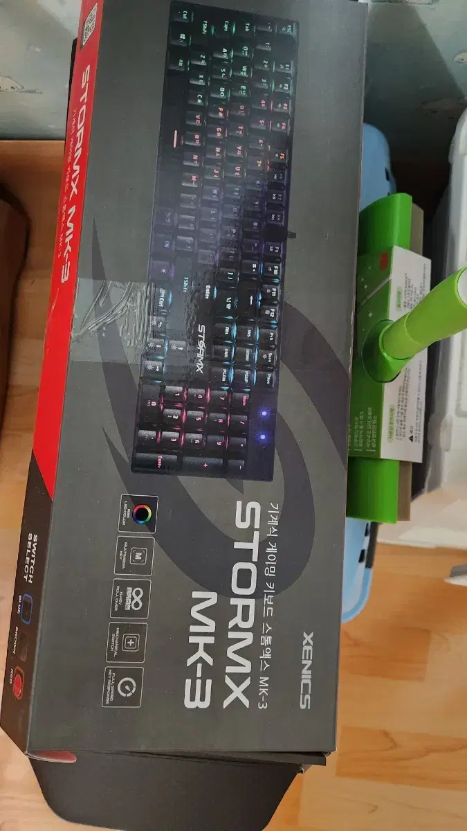 Like-new used Xenics Red Switch Mechanical Gaming Keyboard