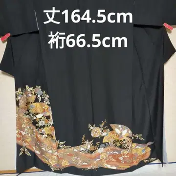 블랙 전통 예복 기모노