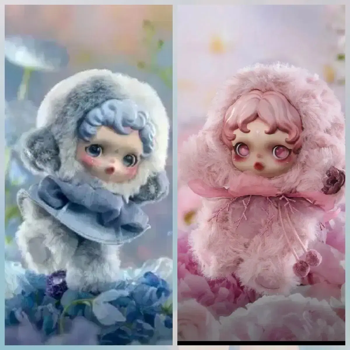 ポップマートSKULLPANDA ぬいぐるみWindflower Pop Mart L'impressionnisme θSKULLPANDA Series Windflower
