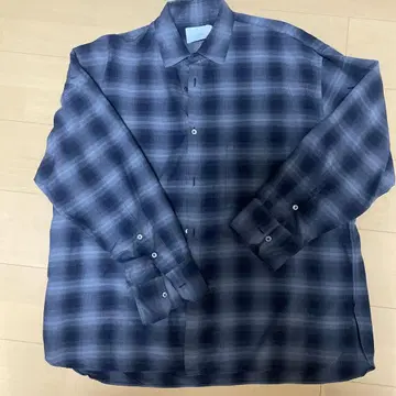 stein 옴브레 체크 셔츠 사이즈 S