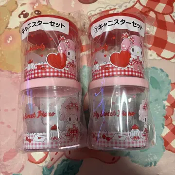 마이멜로디 마이멜로 산리오 당첨 복권 산리오 복권 캐니스터 세트 2개