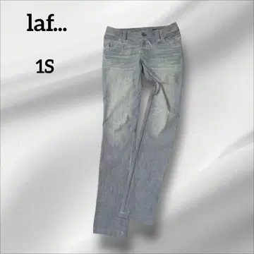 라에프 스키니 데님 팬츠 페이드 가공 그레이 1S