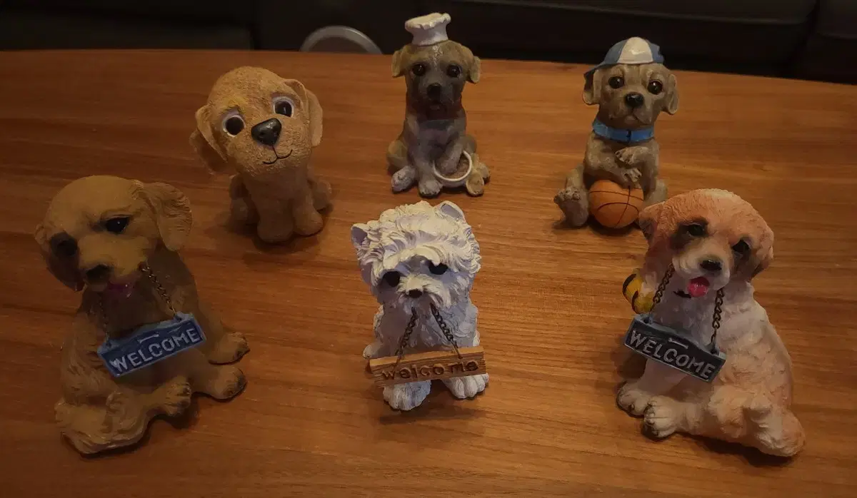 Dog ornament set