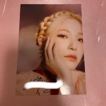 fromis_9 사인 브로마이드 지혼