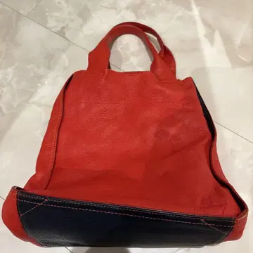 가죽 토트백 빨간색 GAP