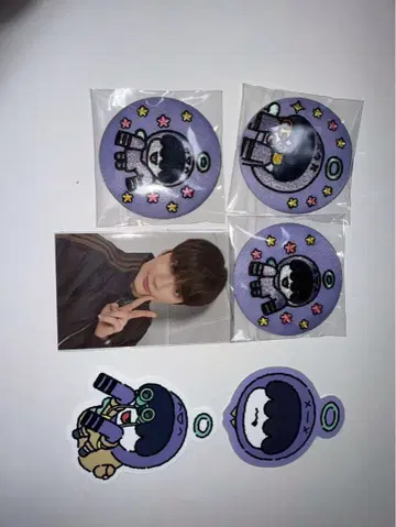 TXT 훔냐린 캔바 특전 트레이딩 카드 스티커 휴닌카이 팝업