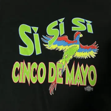 싱글 스티치 1992년] CINCO DE MAYO 티셔츠 XL