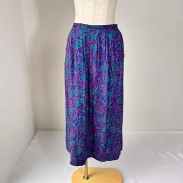 PENDLETON USA제 꽃무늬 페이즐리 무늬 롱 스커트 Y721