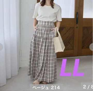 시마무라 yumi 체크 스커트