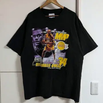레이커스 티셔츠 NBA 섀크 구제 의류 농구 빅 실루엣