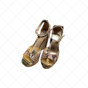 JIMMY CHOO 웨지솔 샌들