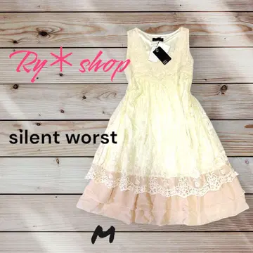 silent worth 슬리브리스 원피스 미사용 새상품