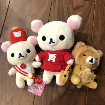 리락쿠마 산엑스 봉제 인형 묶음 판매 3개