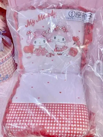 산리오 마이멜로디 피아노 복권 좌식 의자 마이멜로디 마이 스위트 피아노