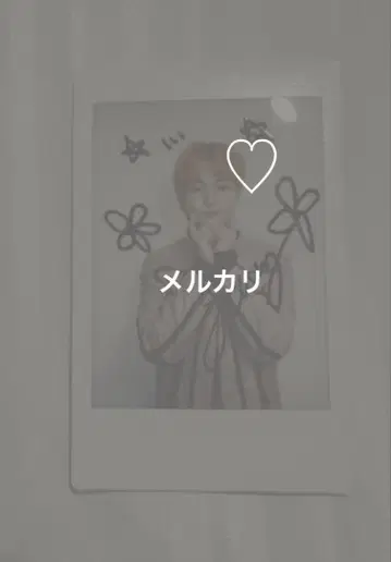 TNX 현수 친필 사인 비공개 폴라로이드 폴라로이드 팬 사인회