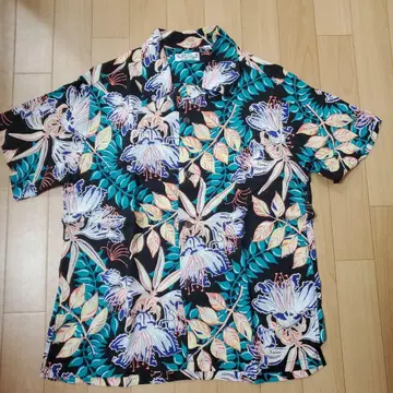 SUN SURF 알로하 셔츠 S 사이즈 꽃무늬