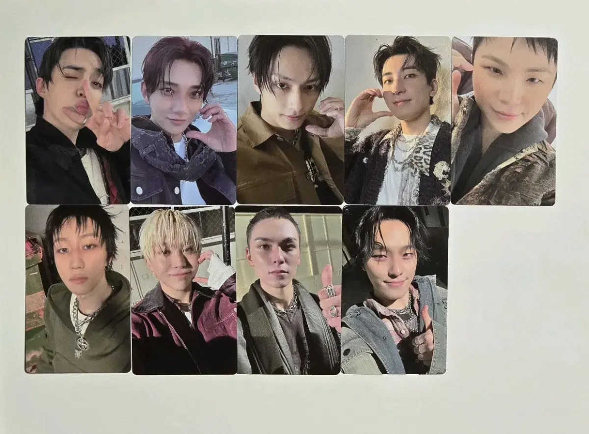 9개세트 / 세븐틴 위버스 예약 특전 포카 예판 HBD 정규 5집